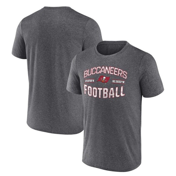 Tampa Bay Buccaneers game wear graphic t-shirt size XL NFL fanatics heathered - Picture 1 of 10